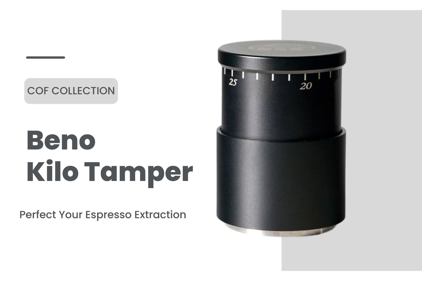 BENO Kilo Tamper - Perfect Your Espresso Extraction