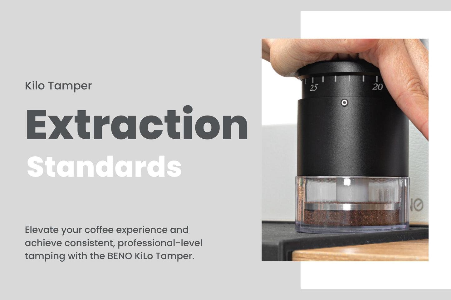 BENO Kilo Tamper - Perfect Your Espresso Extraction