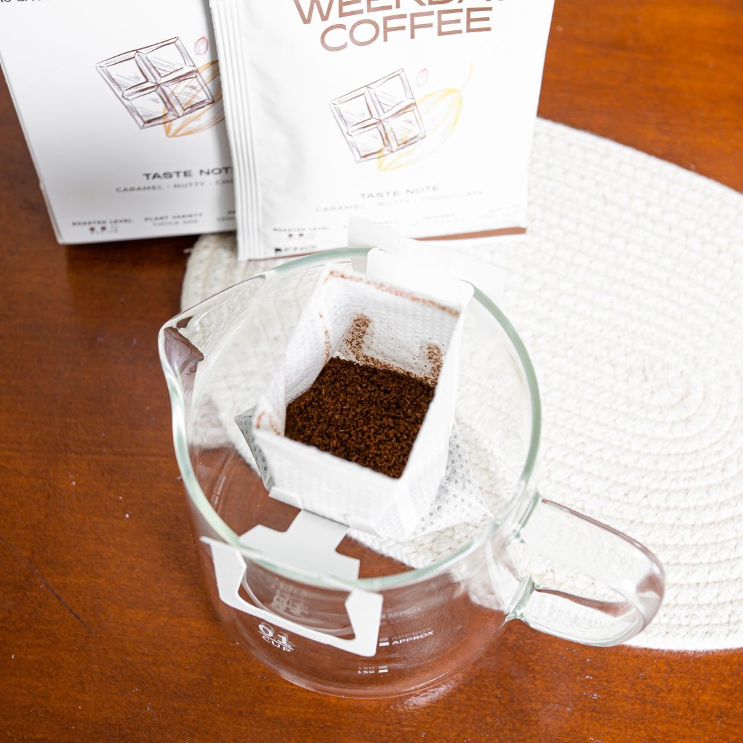 BENO กาแฟดริปคั่วกลาง Weekday Coffee Drip Bag จากดอยหลวง 1 กล่อง