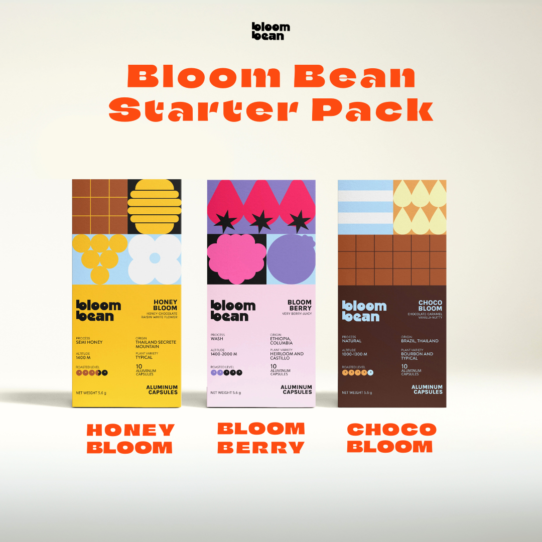 Bloom Bean Starter Pack – ชุดเริ่มต้น 3 รส (30 แคปซูล)
