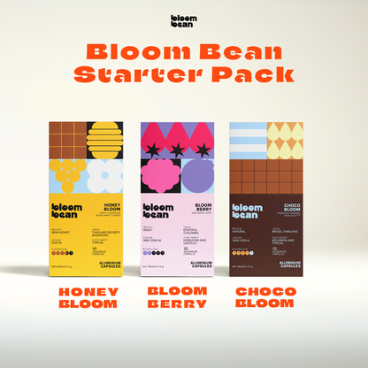 Bloom Bean Starter Pack – ชุดเริ่มต้น 3 รส (30 แคปซูล)