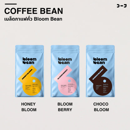เมล็ดกาแฟคั่ว Bloom Bean – รส Choco Bloom เข้มข้น หอมช็อกโกแลตชัดๆ ไม่ขม เหมาะชงกาแฟร้อนใส่นม กาแฟเย็น สู้นม สู้น้ำแข็ง
