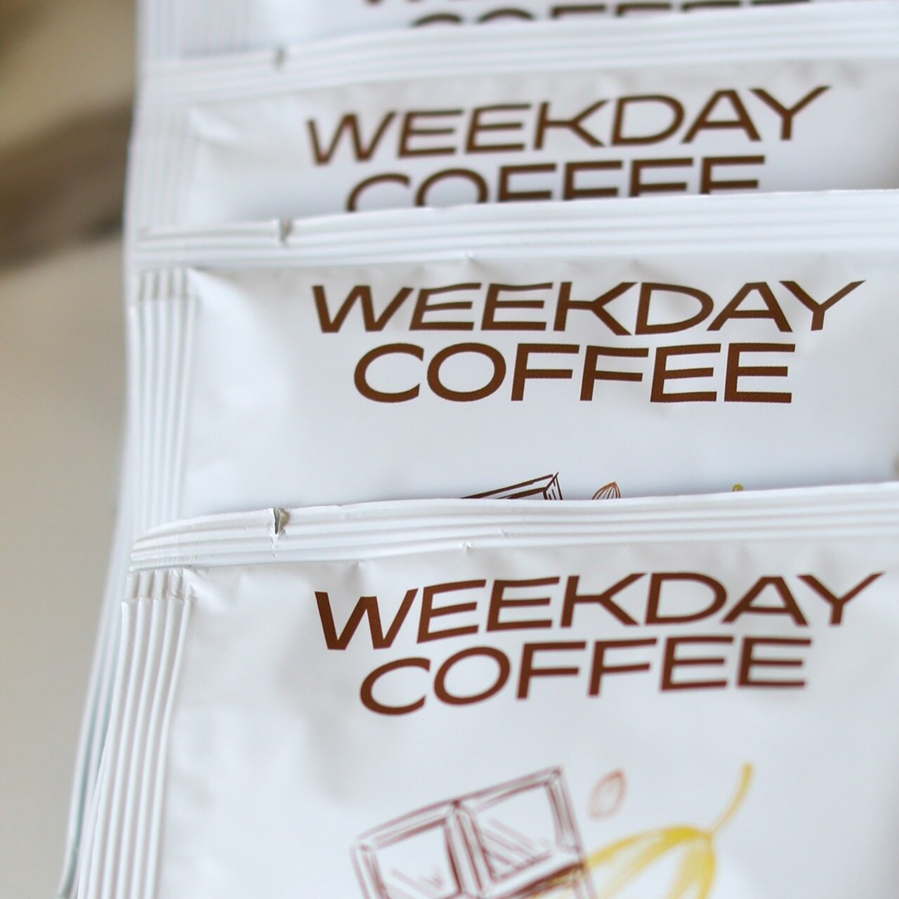 Weekday coffee drip bag กาแฟถุงดริป พร้อมดื่ม Beno กาแฟไทยแท้ Typica Bean ดอยหลวง